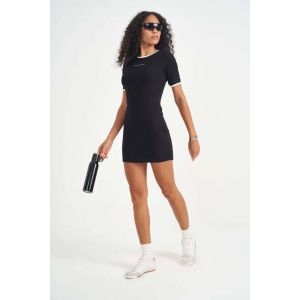 VESTIDO COLCCI SPORT CANELADO FEMININO PRETO