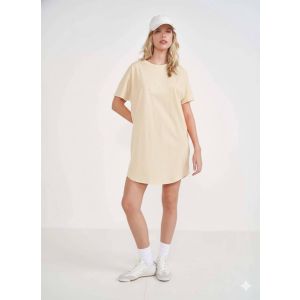 VESTIDO COLCCI SPORT COMFORT FIT FEMININO OFF NATURAL