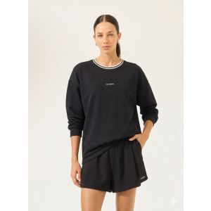 BLUSAO COLCCI SPORT MOLETINHO PRETO 0433